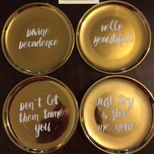Jet Setter Porcelain Coasters (4)